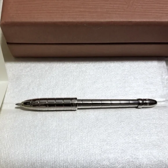 VintageLouis Vuitton Palladium Bille Ballpoint Pen Stylo Agenda PM